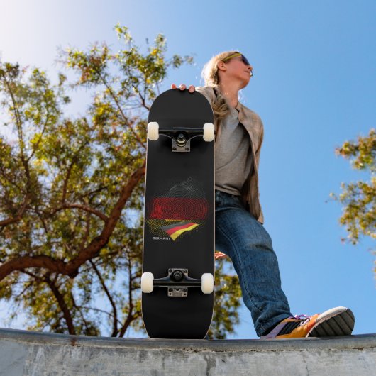 Vlag van Duitsland Persoonlijk Skateboard (Buiten 1)
