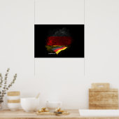 Vlag van Duitsland Poster (Keuken)