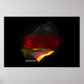 Vlag van Duitsland Poster (Voorkant)