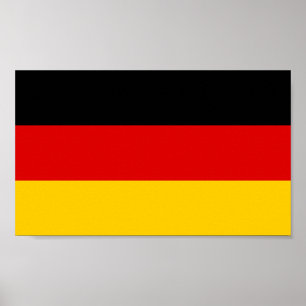 Vlag van Duitsland Poster
