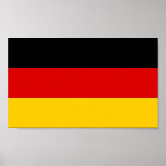 Vlag van Duitsland Poster (Voorkant)