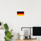 Vlag van Duitsland Poster (Thuiskantoor)