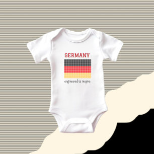 Vlag van Duitsland Romper