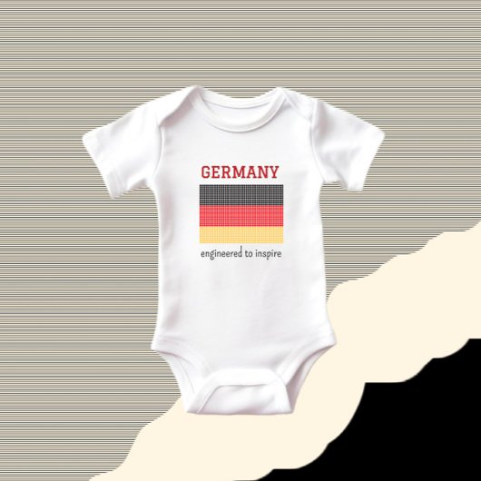 Vlag van Duitsland Romper
