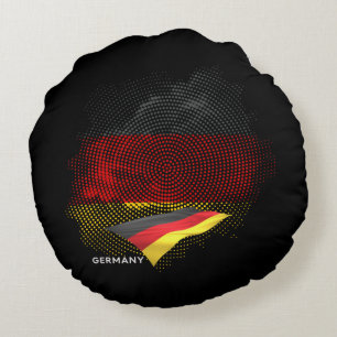 Vlag van Duitsland Rond Kussen