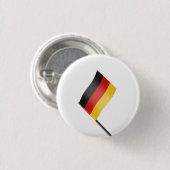 Vlag van Duitsland Ronde Button 3,2 Cm (Voorkant /achterkant)