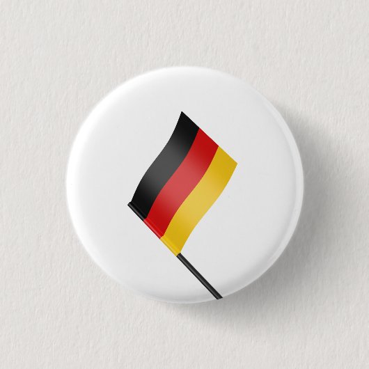 Vlag van Duitsland Ronde Button 3,2 Cm (Voorkant)
