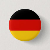 Vlag van Duitsland Ronde Button 3,2 Cm (Voorkant)