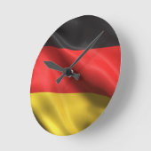 Vlag van Duitsland Ronde Klok (Hoek)