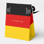 Vlag van Duitsland Schwarz Rot Gold Gepersonalisee Bedankdoosjes (Achterkant)