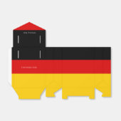 Vlag van Duitsland Schwarz Rot Gold Gepersonalisee Bedankdoosjes (Uitgevouwen)