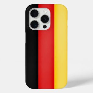 Vlag van Duitsland Schwarz Rot Gold Patriottische iPhone 15 Pro Case