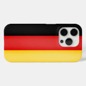 Vlag van Duitsland Schwarz Rot Gold Patriottische  Case-Mate iPhone Case (Achterkant (horizontaal))