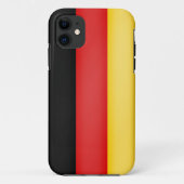 Vlag van Duitsland Schwarz Rot Gold Patriottische Case-Mate iPhone Case (Achterkant)