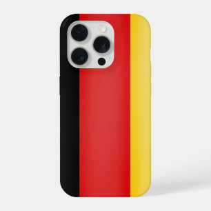 Vlag van Duitsland Schwarz Rot Gold Patriottische  iPhone 15 Pro Case