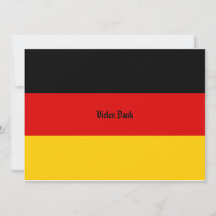 Vlag van Duitsland Schwarz Rot Gold Persoonlijk Kaart