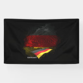 Vlag van Duitsland Spandoek (Horizontaal)
