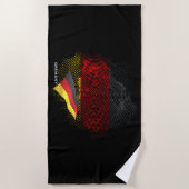 Vlag van Duitsland Strandlaken (Voorkant)