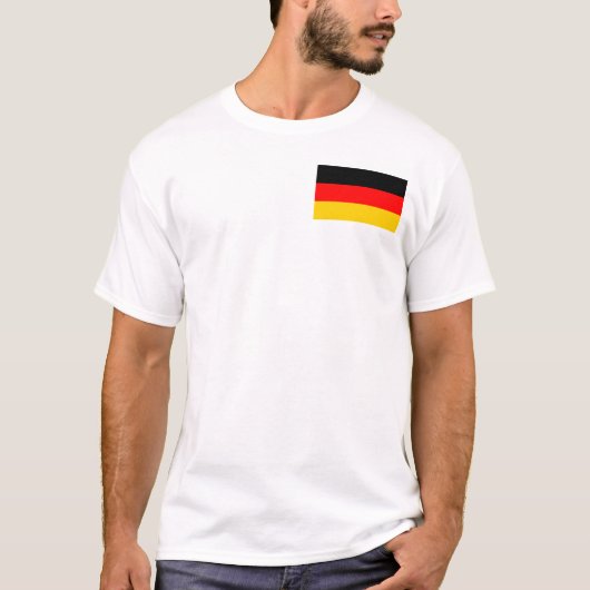 Vlag van Duitsland T-shirt (Voorkant)