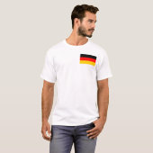 Vlag van Duitsland T-shirt (Voorkant volledig)