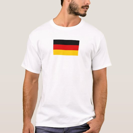 Vlag van Duitsland T-shirt (Voorkant)