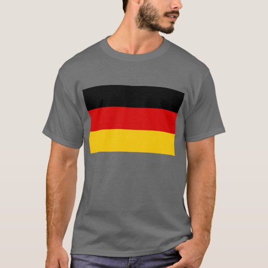Vlag van Duitsland T-Shirt (Voorkant)