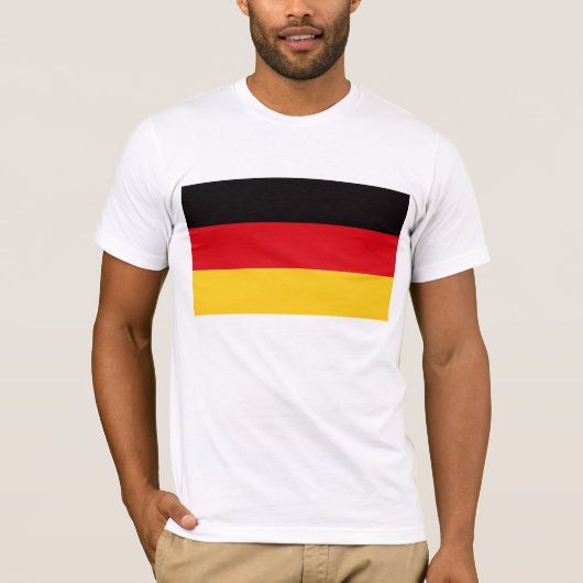 Vlag van Duitsland T-shirt (Voorkant)