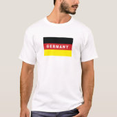 Vlag van Duitsland T-shirt (Voorkant)
