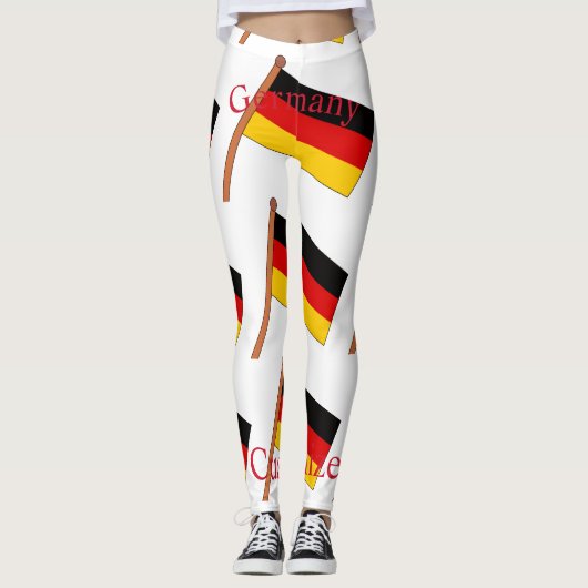 Vlag van Duitsland Thunder_Cove Leggings (Voorkant)