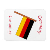 Vlag van Duitsland Thunder_Cove Magneet (Horizontaal)
