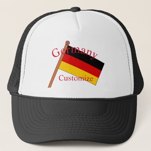 Vlag van Duitsland Thunder_Cove Trucker Pet (Voorkant)