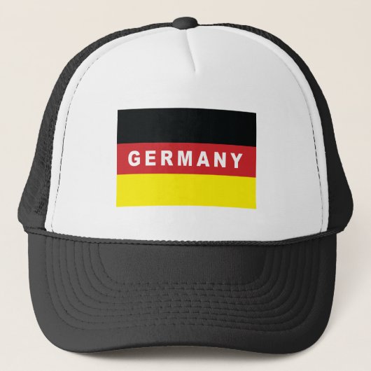 Vlag van Duitsland Trucker Pet (Voorkant)