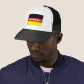 Vlag van Duitsland Trucker Pet (In situ)