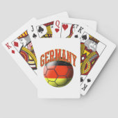 Vlag van Duitsland Voetbal Speelkaarten (Achterkant)