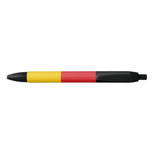 Vlag van Duitsland Zwarte Inkt Pen (Achterkant)