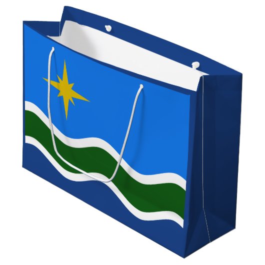 Vlag van Duluth, Minnesota Groot Cadeauzakje (Voorkant Gekanteld)