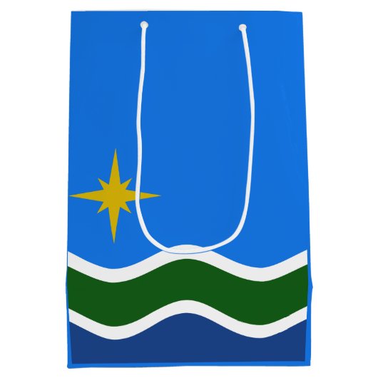 Vlag van Duluth, Minnesota Medium Cadeauzakje (Achterkant)