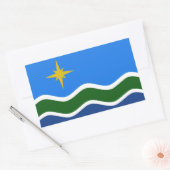 Vlag van Duluth, Minnesota Rechthoekige Sticker (Envelop)