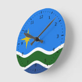 Vlag van Duluth, Minnesota Ronde Klok (Hoek)
