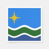 Vlag van Duluth, Minnesota Servet (Voorkant)