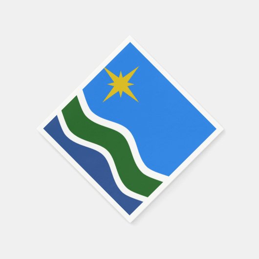 Vlag van Duluth, Minnesota Servet (Hoek)