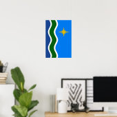 Vlag van Duluth, MN Poster (Thuiskantoor)