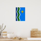 Vlag van Duluth, MN Poster (Keuken)