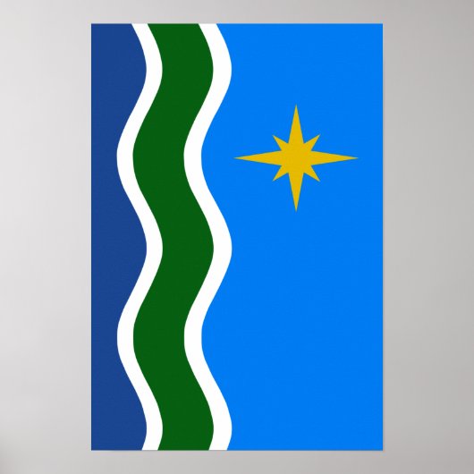Vlag van Duluth, MN Poster (Voorkant)