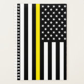 Vlag van dun gele lijnverzenders planner (Voorkant)