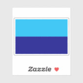 Vlag van Durán, Ecuador Sticker (Vel)