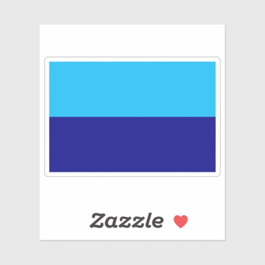 Vlag van Durán, Ecuador Sticker (Vel)