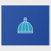 Vlag van Durban (Zuid-Afrika) Cadeaupapier (Vlak)