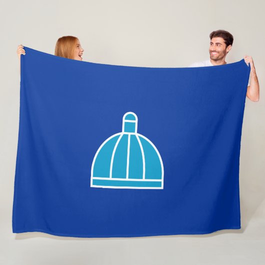 Vlag van Durban (Zuid-Afrika) Fleece Deken (In situ)