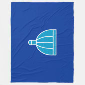 Vlag van Durban (Zuid-Afrika) Fleece Deken (Voorkant)